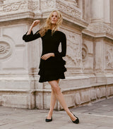 AMELINA DRESS -- BLACK