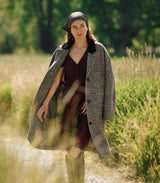 ARELLA CASHMERE CARDIGAN -- DARK UMBER