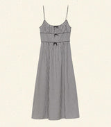 BELLINE DRESS -- NOIR LA MADDALENA GINGHAM