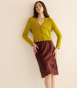 ELOWETTE SKIRT -- CAFE BRUN