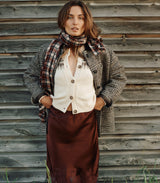 ELOWETTE SKIRT -- CAFE BRUN
