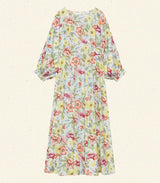 OLIANA DRESS -- BLANC ANEMONE BLOOM