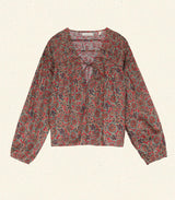 RENELLE TOP -- L'ORANGE SOLEIL FLEURIT