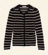 THERESE CARDIGAN -- NOIR ALLAIRE STRIPE